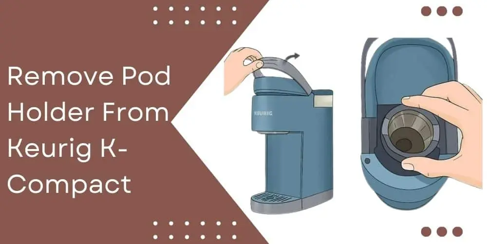 how to remove pod holder from keurig k-compact