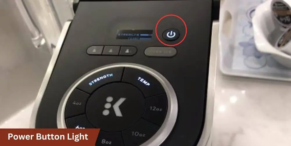 K-cafe Power Button Light