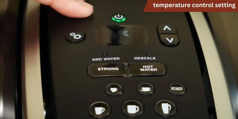 temperature control setting for Keurig K-Supreme